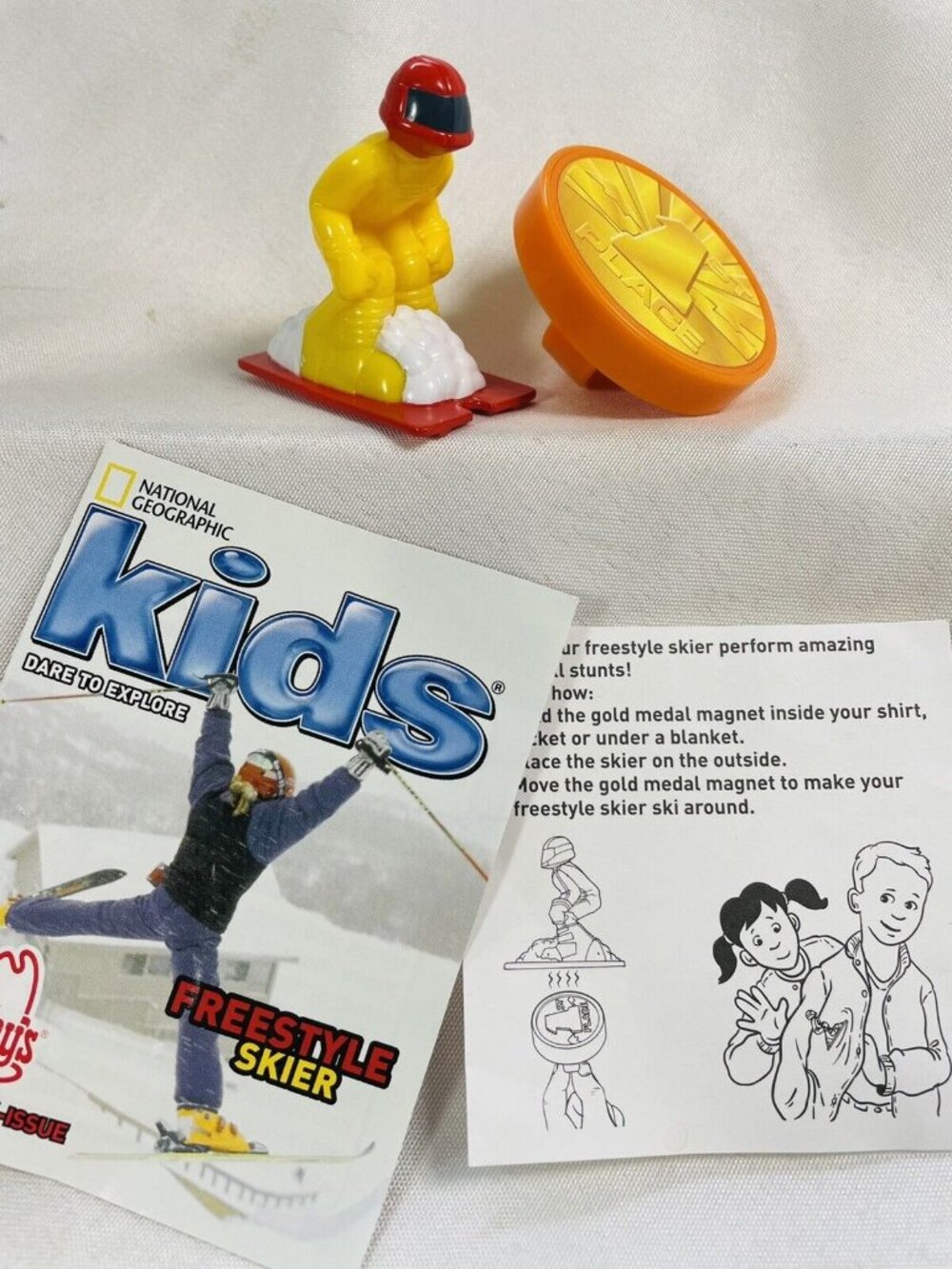 National Geographic Kids Freestyle Skier Stunt Magnet Arby’s Kids Meal 2004